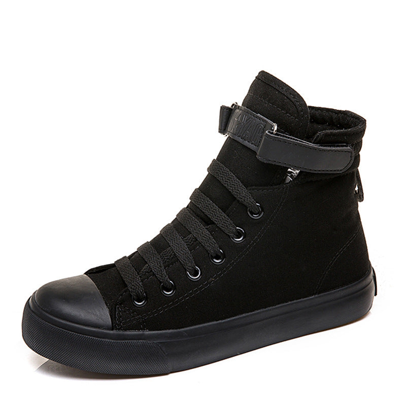 Holly – Damen High-Top Canvas-Schuhe mit Klettverschluss