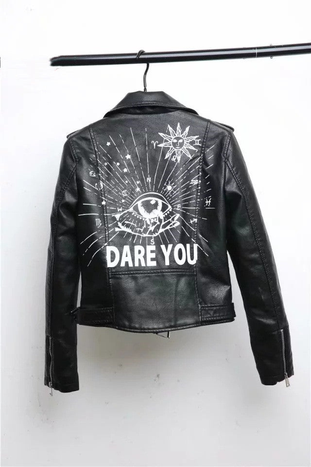 Wendy – Damen-Kurzjacke aus weichem Kunstleder
