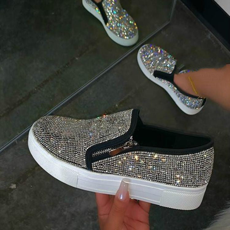 Wendy – Große Strass-Flats für Damen