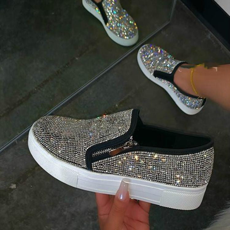 Wendy – Große Strass-Flats für Damen