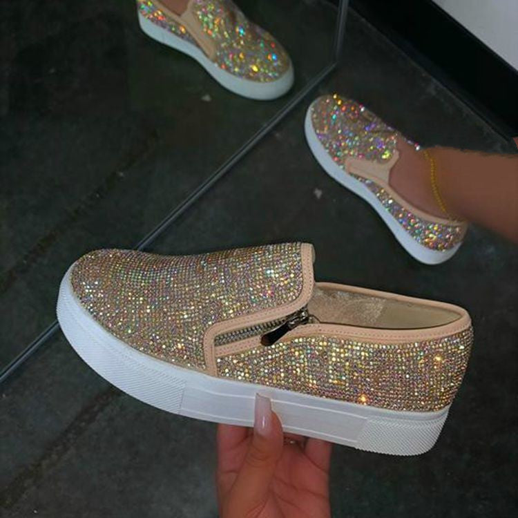 Wendy – Große Strass-Flats für Damen