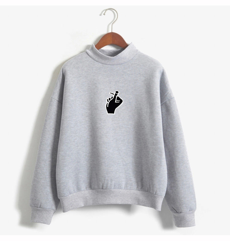 Janet – Koreanischer Ulzzang Pullover mit Herzmotiv