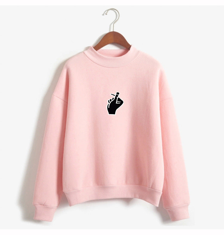Janet – Koreanischer Ulzzang Pullover mit Herzmotiv