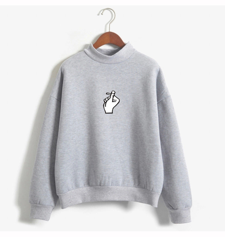 Janet – Koreanischer Ulzzang Pullover mit Herzmotiv