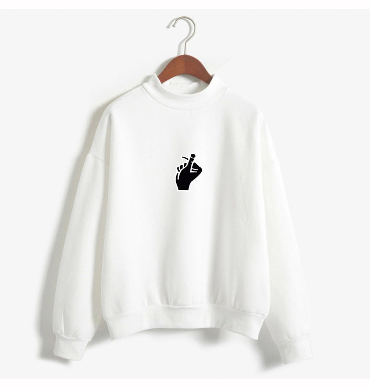 Janet – Koreanischer Ulzzang Pullover mit Herzmotiv