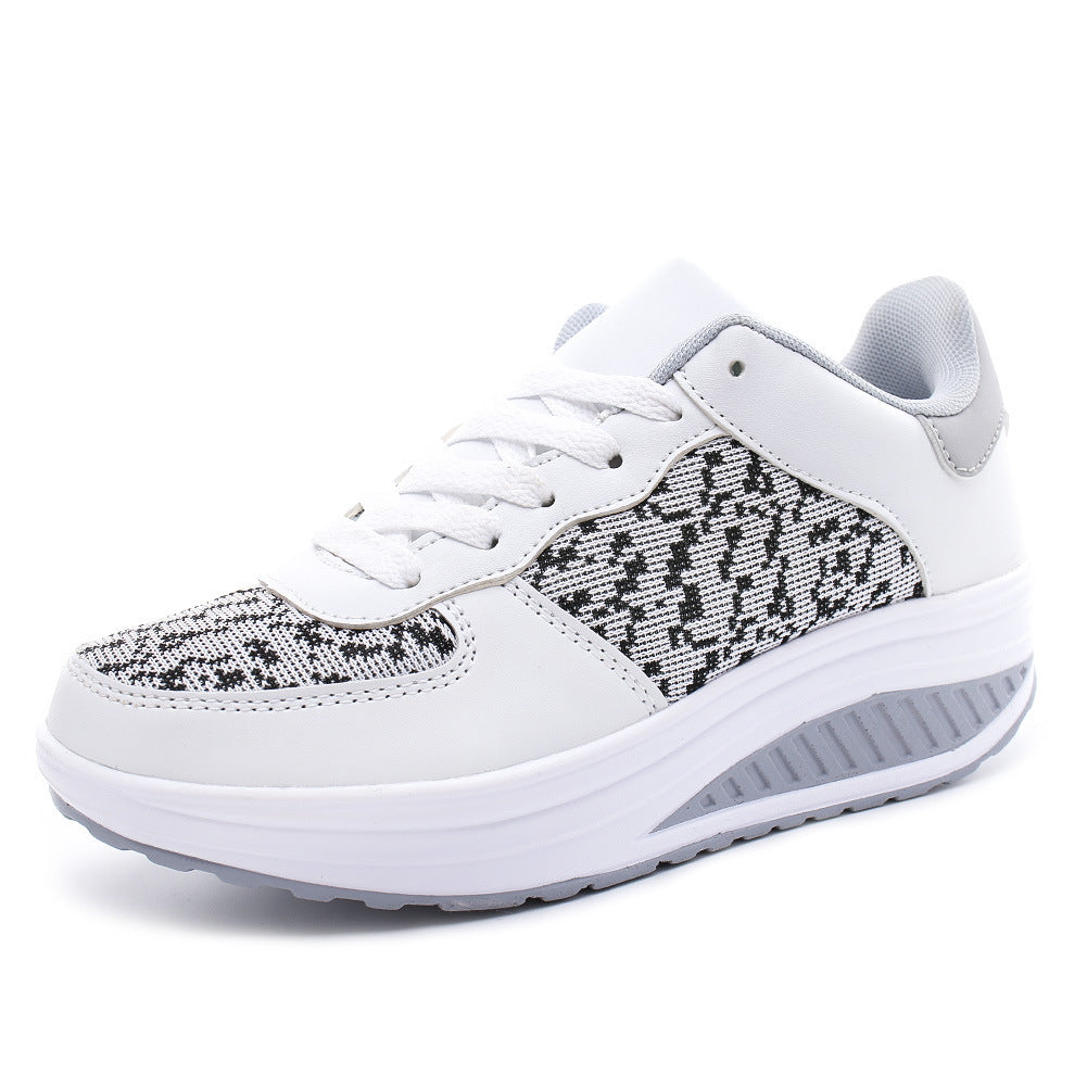 Jacqueline – Fliegende Gewebte Lederschuhe für Damen
