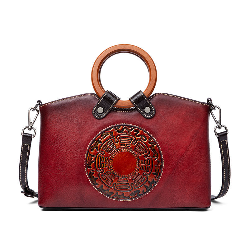 Alice – Vintage Damenhandtasche aus veganem Leder