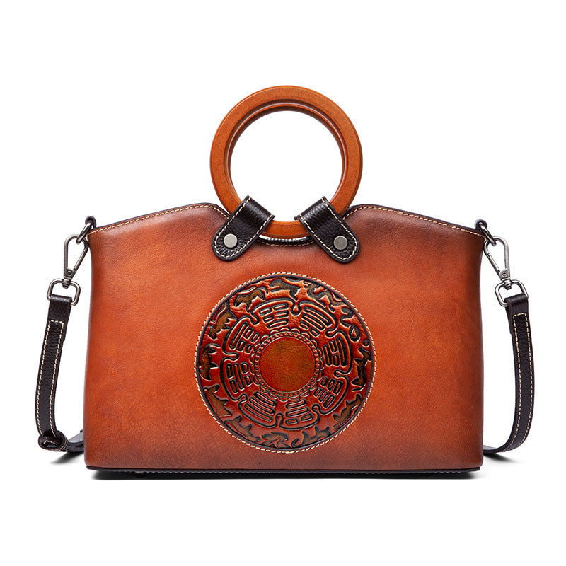 Alice – Vintage Damenhandtasche aus veganem Leder