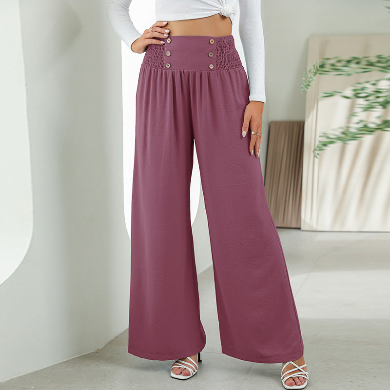 Faith – Weite Damenhose mit Hohem Bund