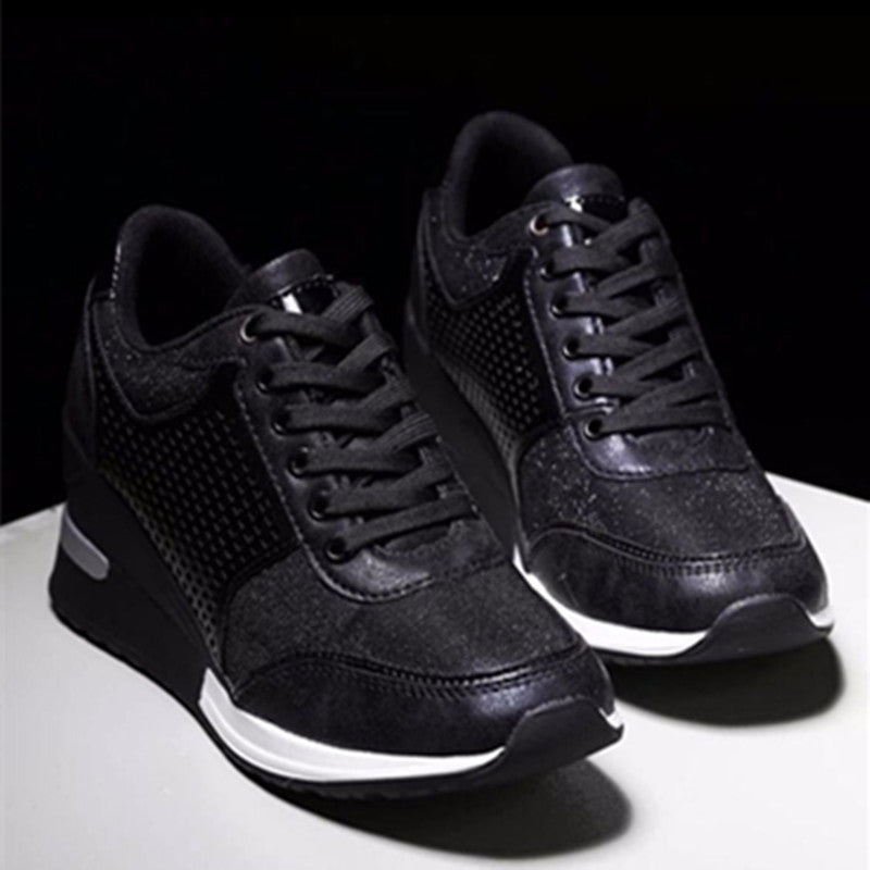 Harriet – Schnürsneaker mit Plateauabsatz