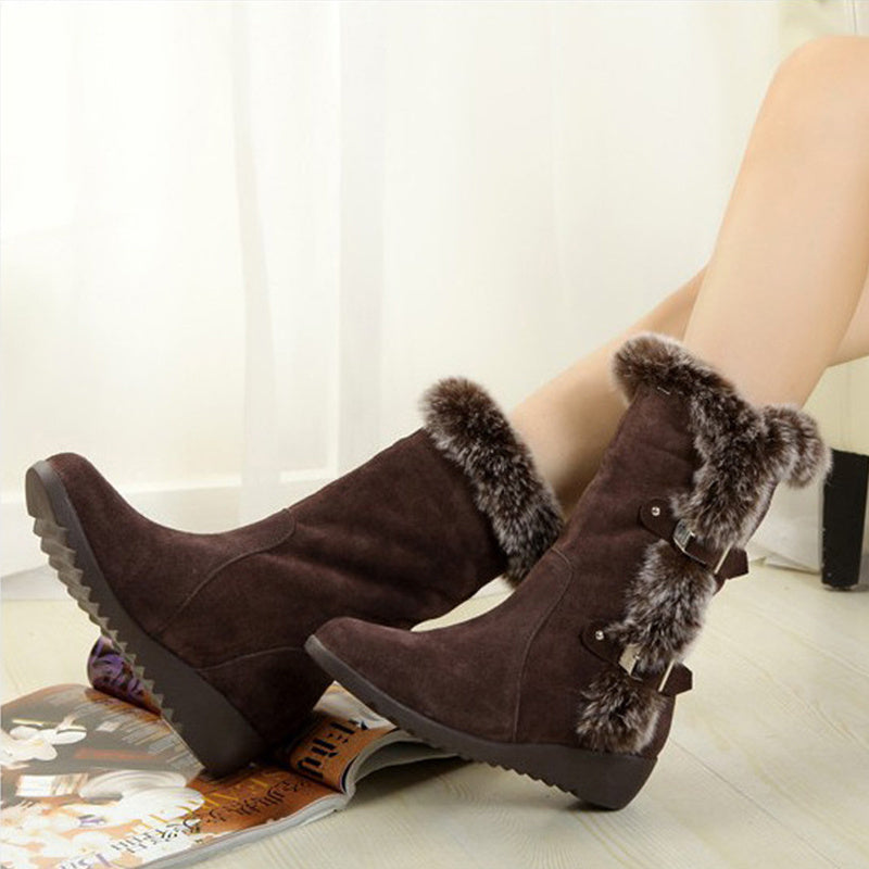 Emma – Warme Damenstiefel mit Fell