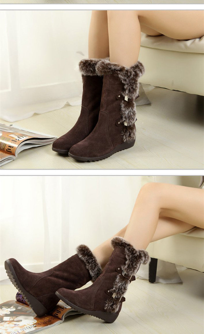 Betty – Schneestiefel mit Kunstpelz für Damen