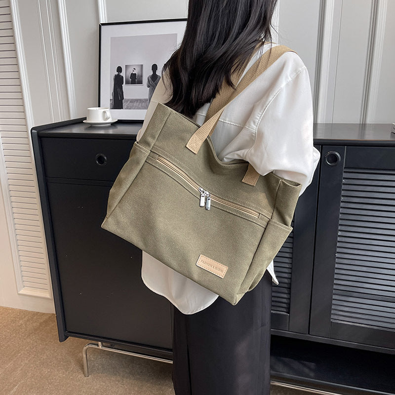 Mandy – Canvas Schultertaschen Damenhandtasche