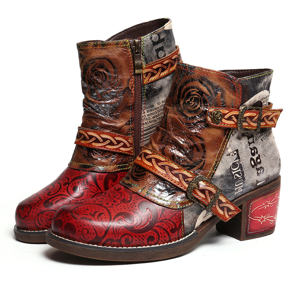 Donna – Schlangenleder Damenstiefel