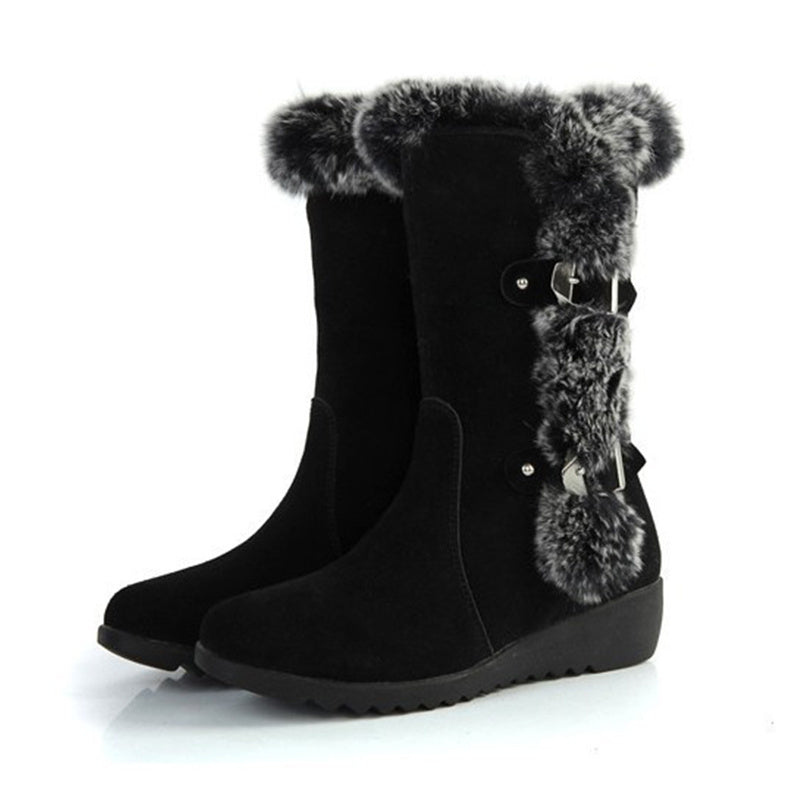 Emma – Warme Damenstiefel mit Fell