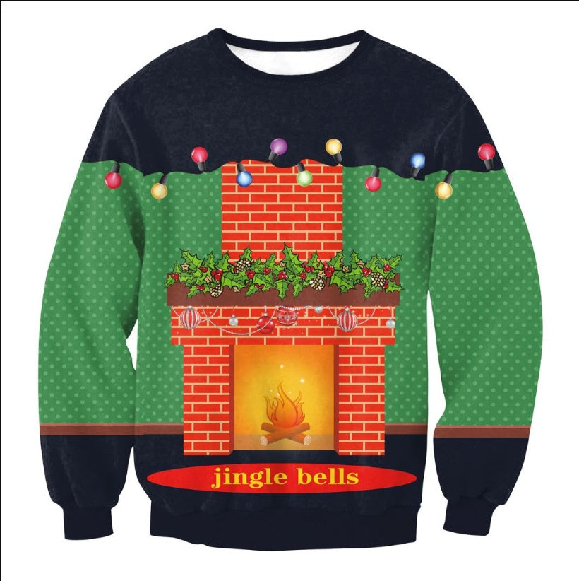 Hayley – Lustiger Weihnachtspullover mit Santa-Elf-Design für Damen