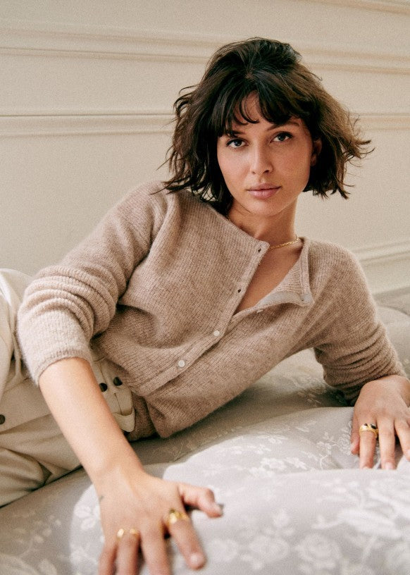 Elena - Strickjacke mit Knöpfen für Damen