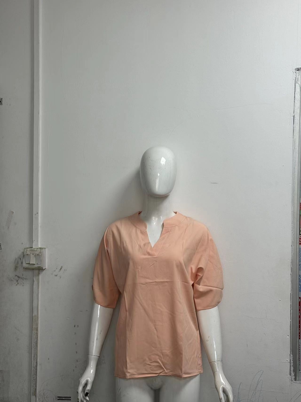 Georgina – Chiffonbluse mit V-Ausschnitt für Damen