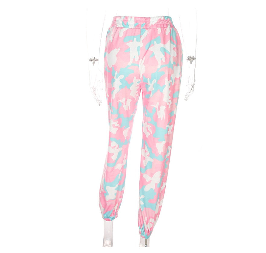 Jane – Camouflage Haremshose für Damen