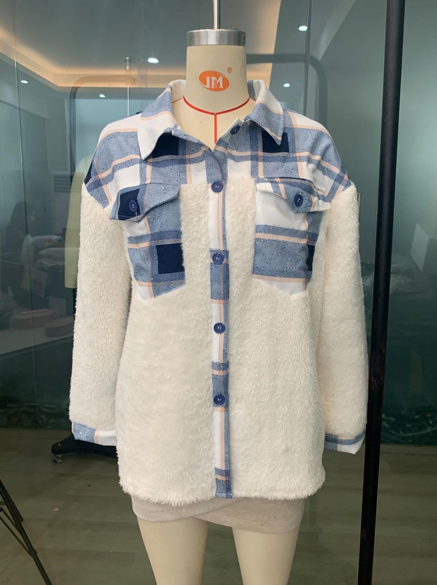 Kathryn – Damenjacke aus Weihnachts-Mesh-Kaschmir