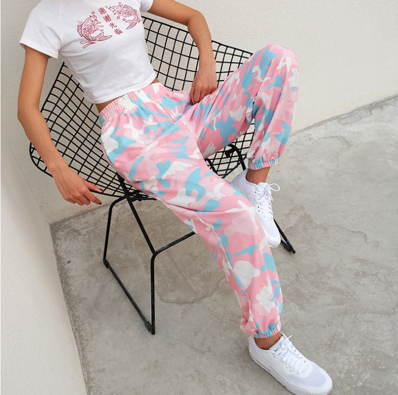 Jane – Camouflage Haremshose für Damen