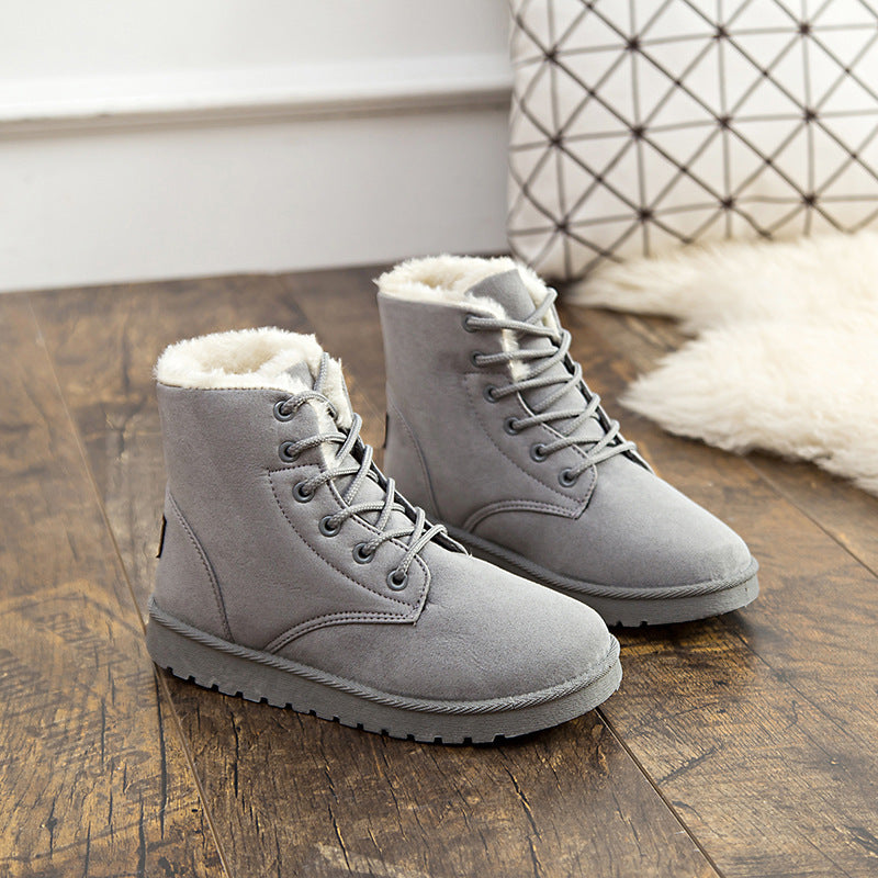 Karen – Winterstiefeletten mit Warmem Plüschfutter