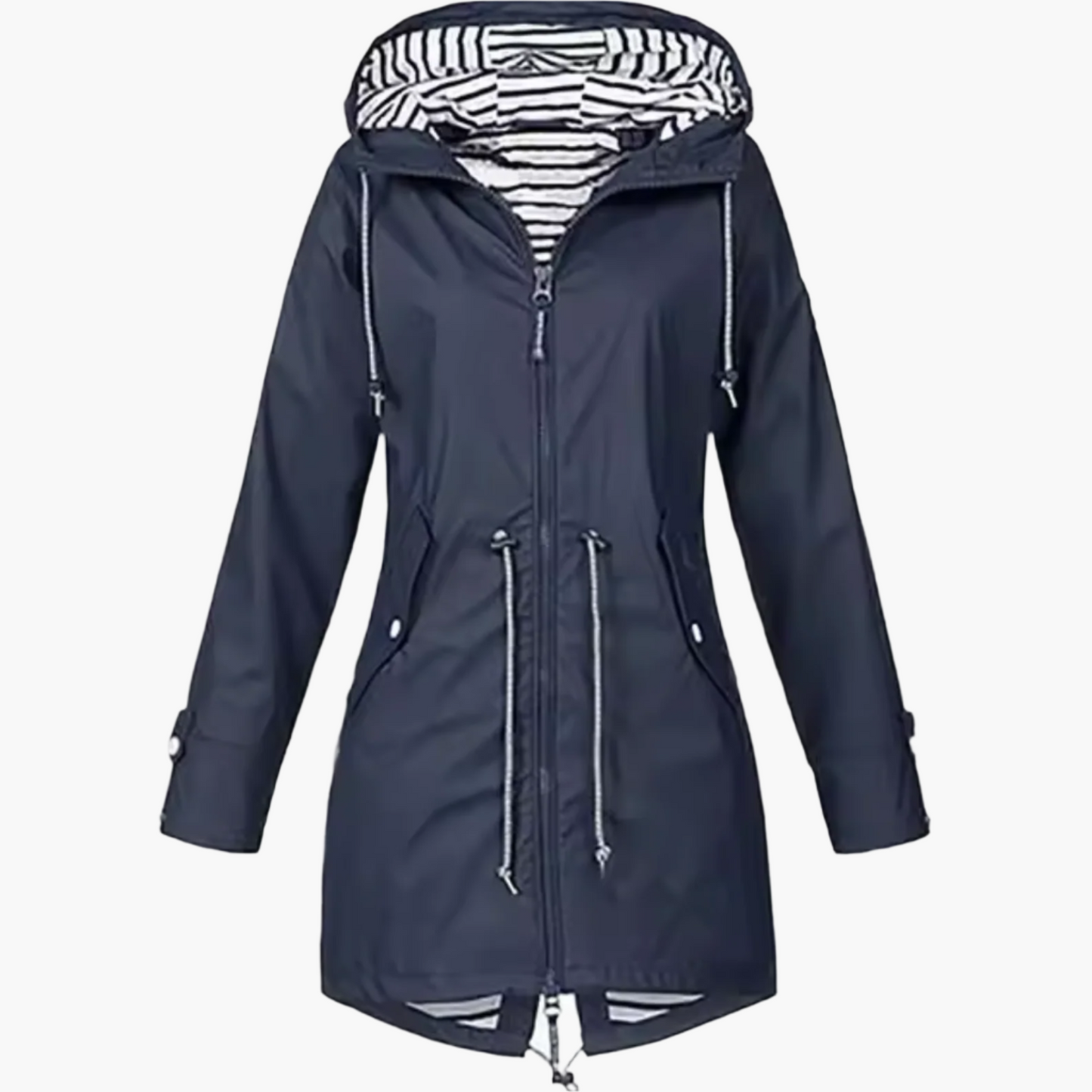 Damen Regenjacke Outdoor Windbreaker mit Kapuze – Wasserdichte Freizeitjacke für Wandern und Alltag