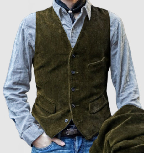 Rowan – Cordjacke für Herren im Casual-Stil