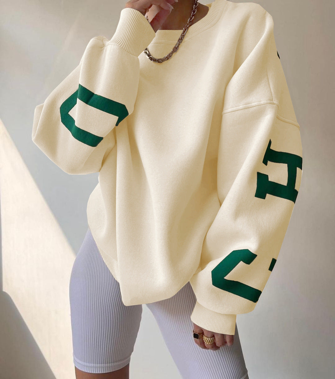Michelle – Modischer Damenpullover mit Print