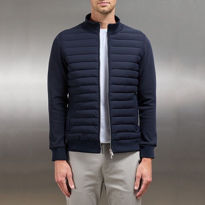 Toby – Leichte Strickjacke mit Stehkragen