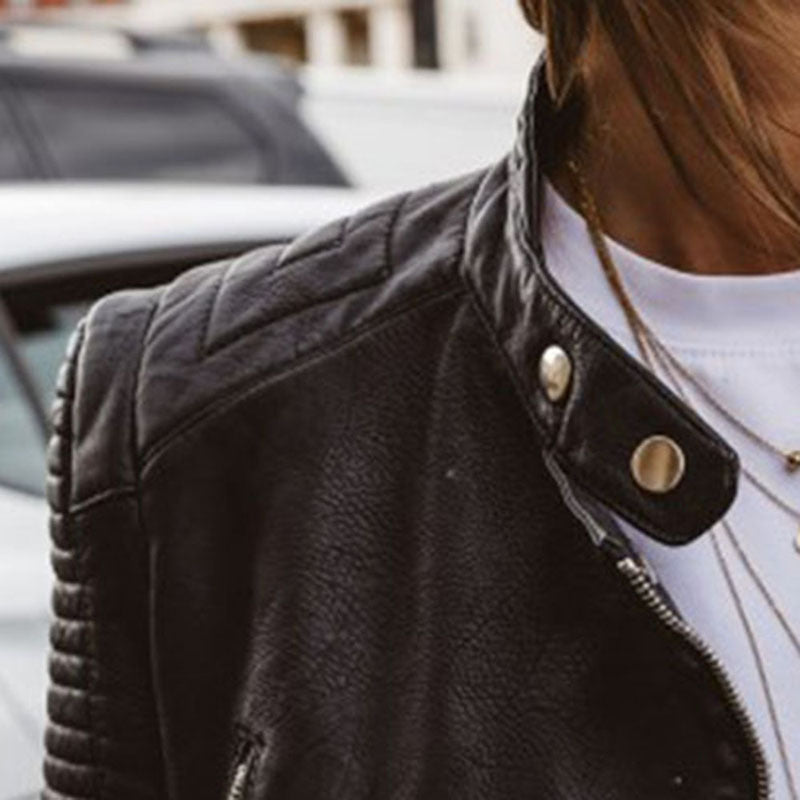 Jasmine – Kurze Schicke Lederjacke