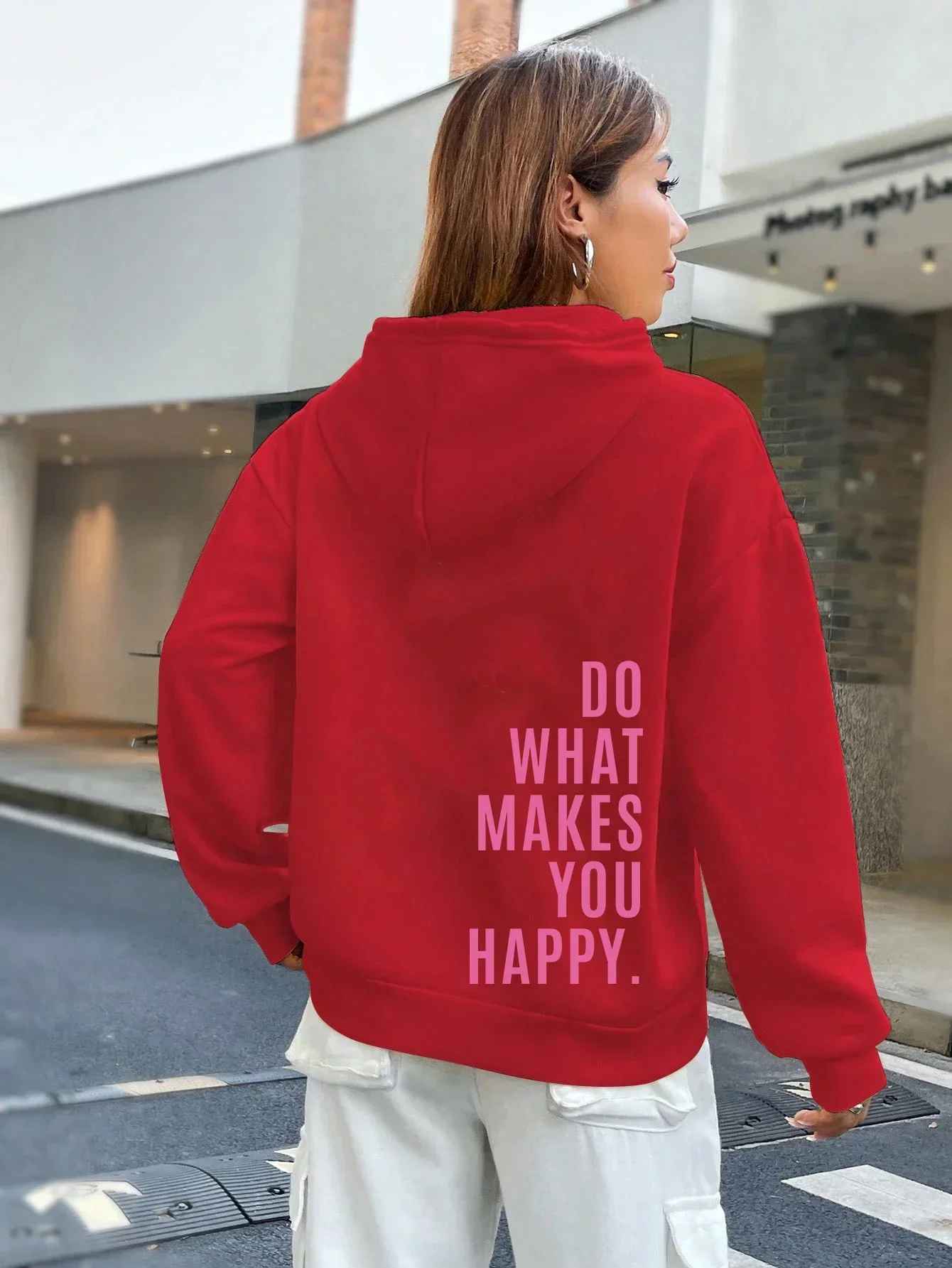 Leonie - Damen Hoodie - Lässiger Streetstyle mit Schriftzug