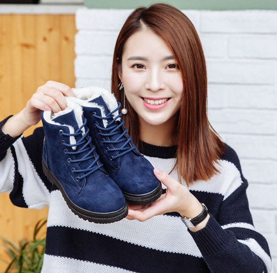 Helen – Damenwinterstiefel mit Kunstplüsch