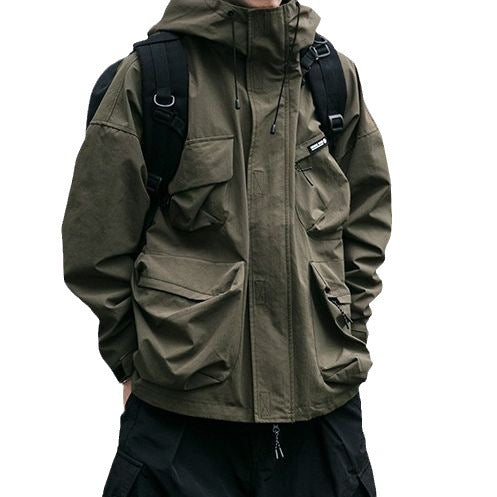 Marcus – Herrenjacke mit Kapuze und funktionalen Taschen