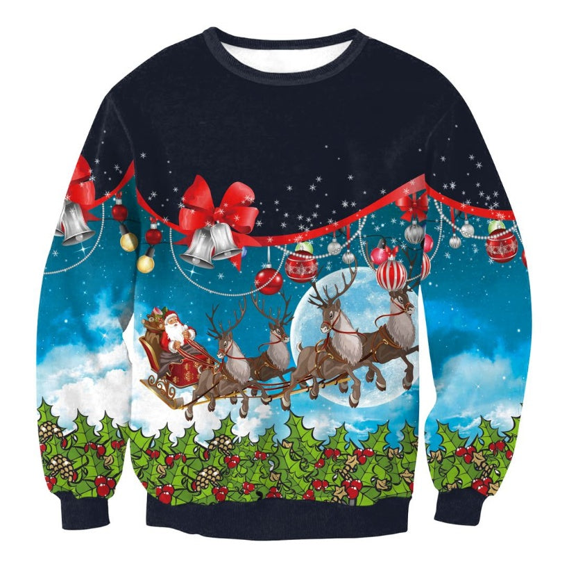 Hayley – Lustiger Weihnachtspullover mit Santa-Elf-Design für Damen
