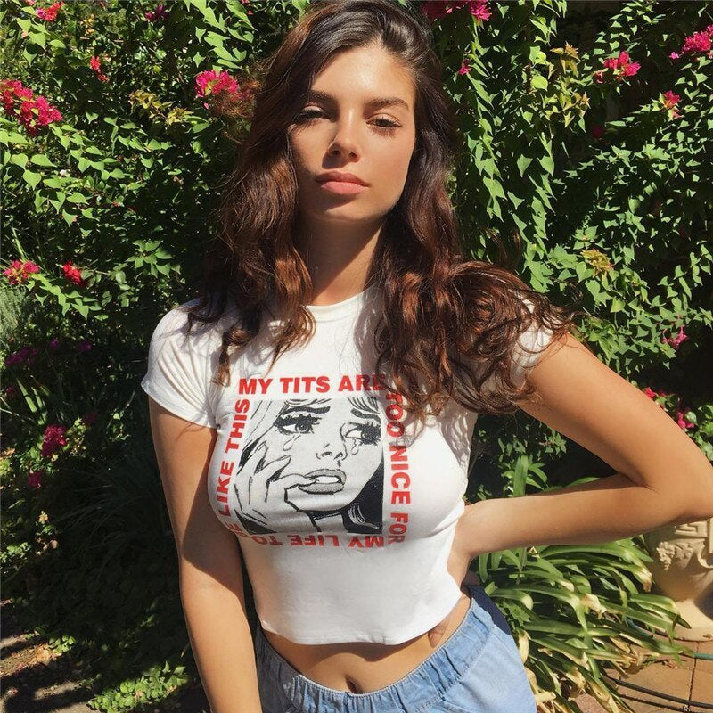Natalie – Eng anliegendes Rundhals-Kurzarmshirt