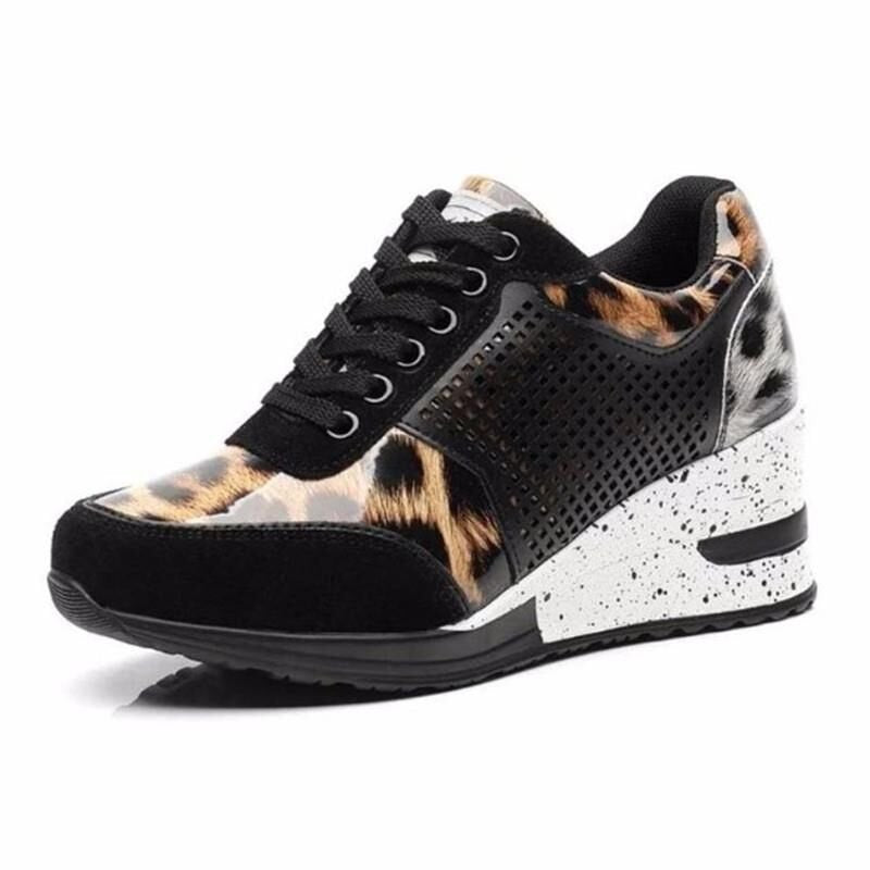 Harriet – Schnürsneaker mit Plateauabsatz