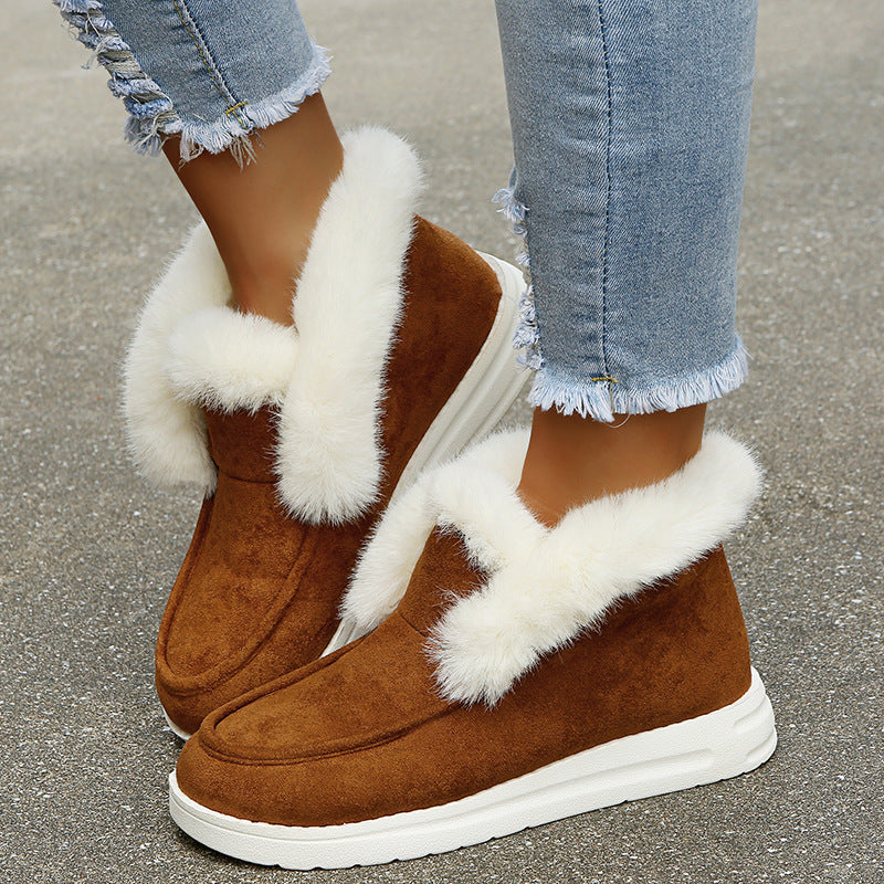 Michelle – Warme Winterstiefel mit Plüschfutter für Damen