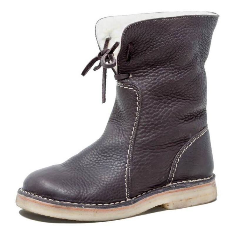 Sue – Damen Winterstiefel mit Kunstpelz und Schnürung
