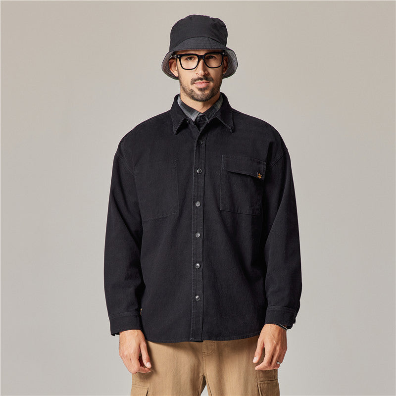 Jeff – Herbst Arbeitsjacke für Herren aus schwerer Baumwolle