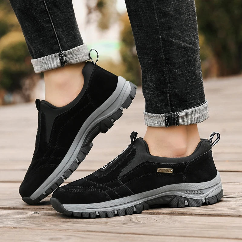 Herren Orthopädische Outdoor Wanderschuhe – Bequeme Slipper für Alltag und Freizeit