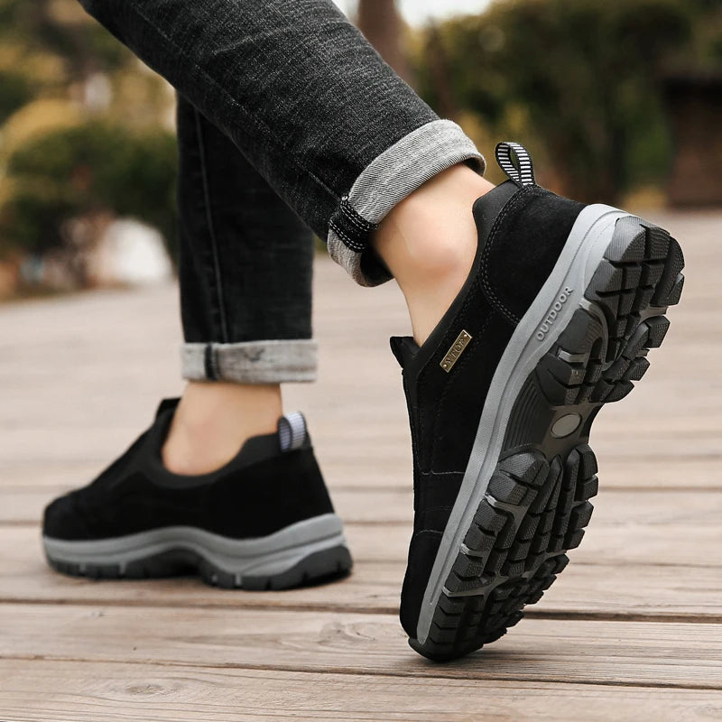 Herren Orthopädische Outdoor Wanderschuhe – Bequeme Slipper für Alltag und Freizeit