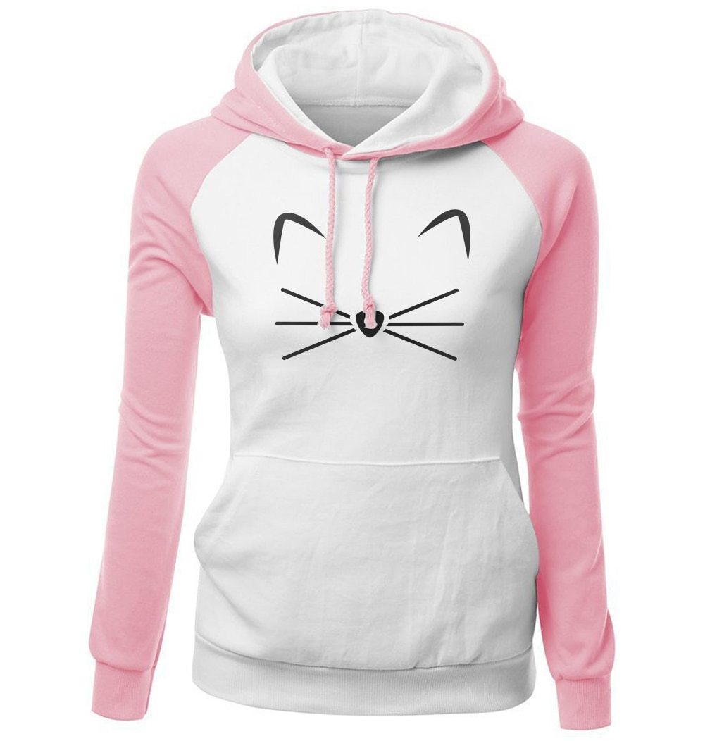 Melanie – Kapuzenpullover mit Katzenmotiv für Damen