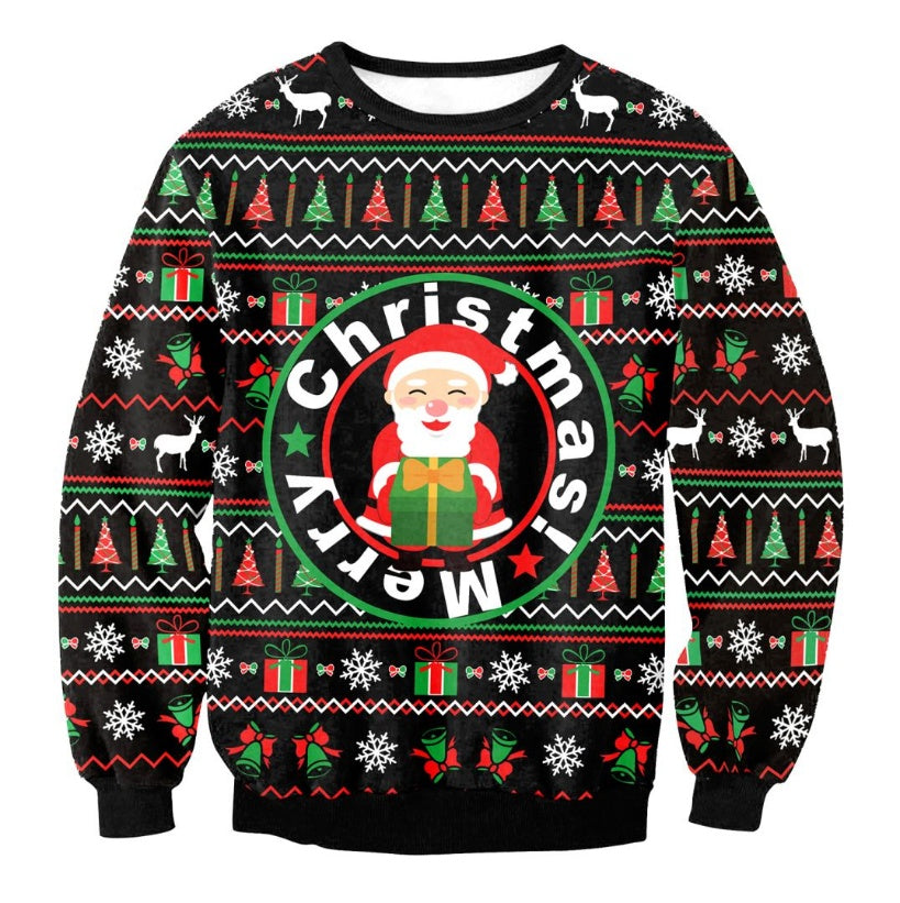 Hayley – Lustiger Weihnachtspullover mit Santa-Elf-Design für Damen