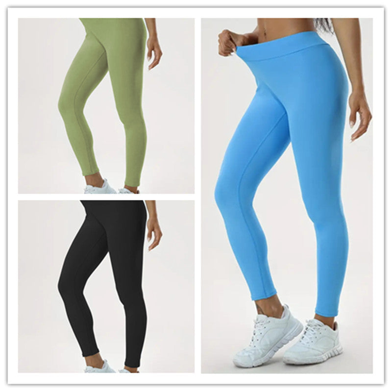 Sharon – Hochtaillierte Damen-Yogahose mit elastischem Bund