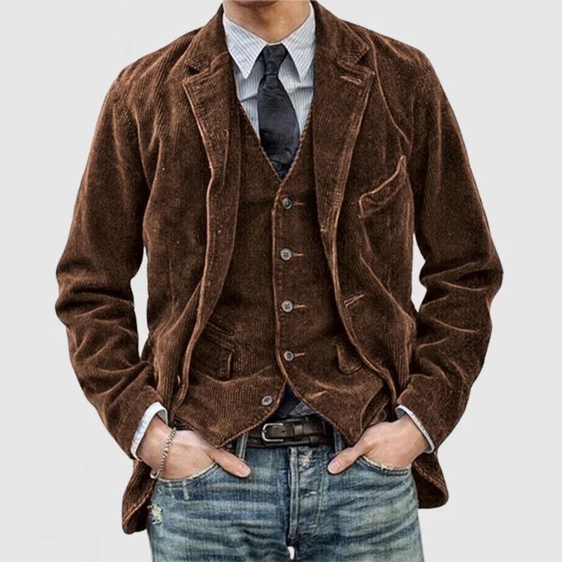 Leander - Cord-Sakko mit Vintage-Appeal für Herren