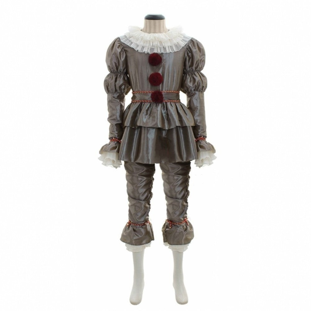 Halloween Damen Pennywise Clown Kostüm – Gruselige Verkleidung für Horror-Partys & Karneval