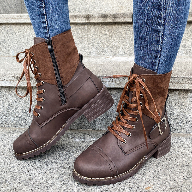 Margaret – Winter Cowboy Stiefel mit Schnallen