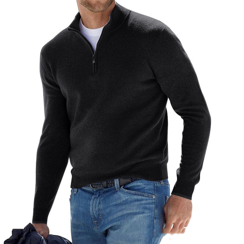 Robert – Langer Herren-Cardigan mit Knopfleiste für Herbst und Winter