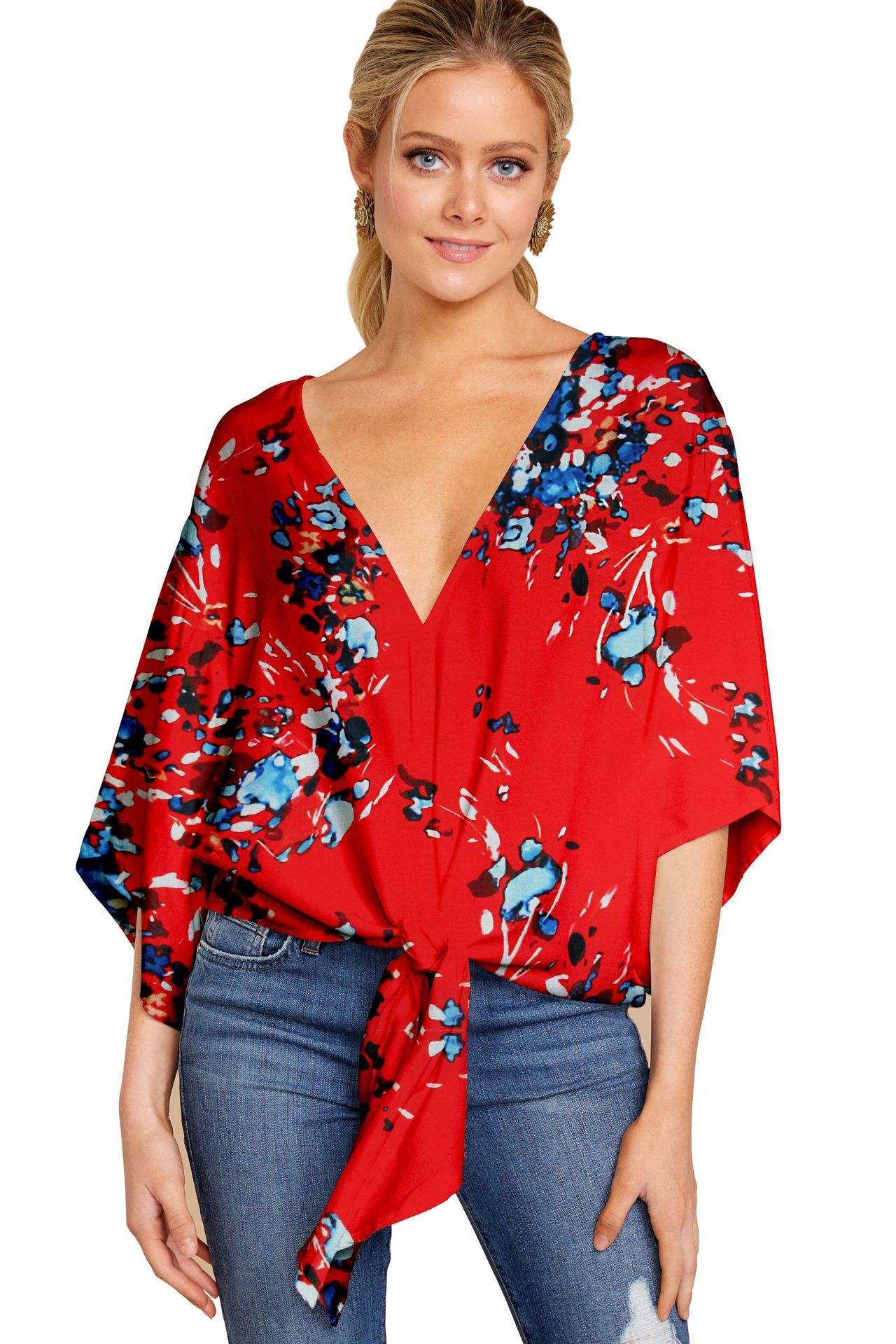 Sue – Oversize Bluse mit Leopardenmuster